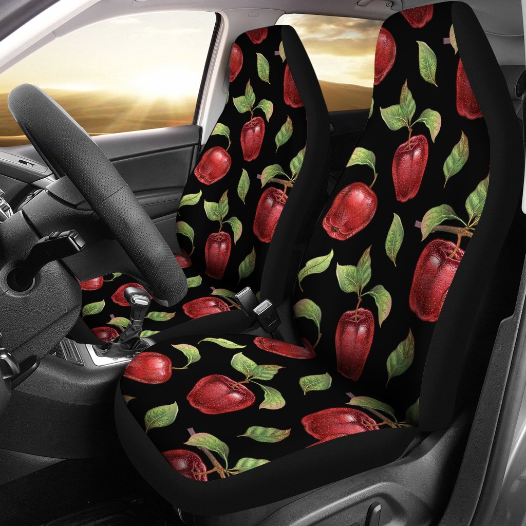 Apple Pattern Print Design AP011 Universal Fit Car Seat Covers