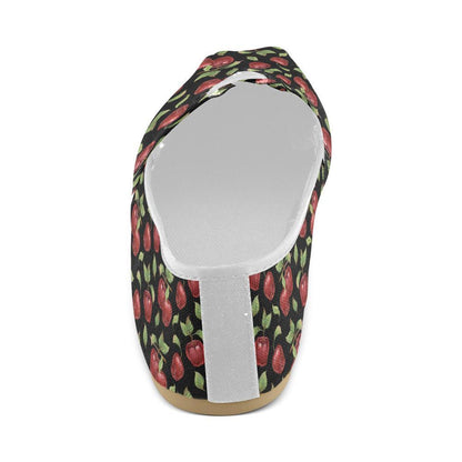 Apple Pattern Print Design AP011 Women Casual Shoes-JorJune.com