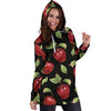 Apple Pattern Print Design AP011 Women Hoodie Dress
