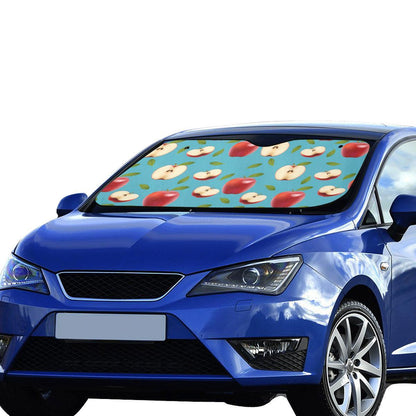 Apple Pattern Print Design AP012 Car Sun Shade-JorJune