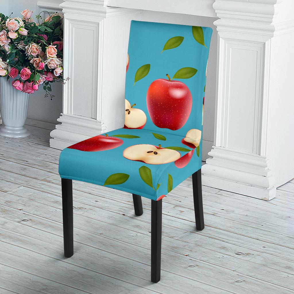 Apple Pattern Print Design AP012 Dining Chair Slipcover-JORJUNE.COM