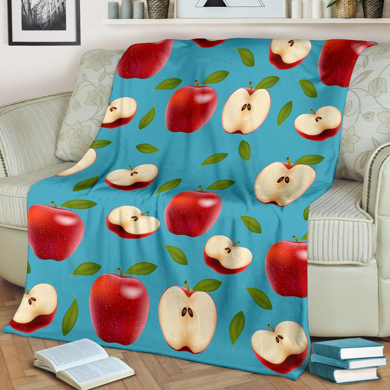 Apple Pattern Print Design AP012 Fleece Blankete