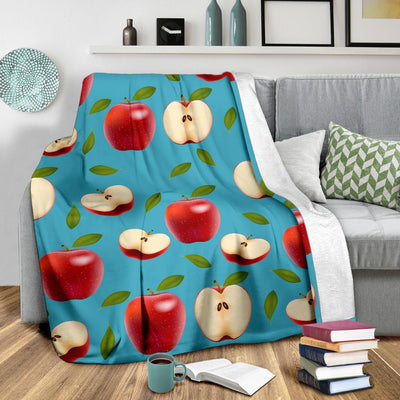 Apple Pattern Print Design AP012 Fleece Blankete