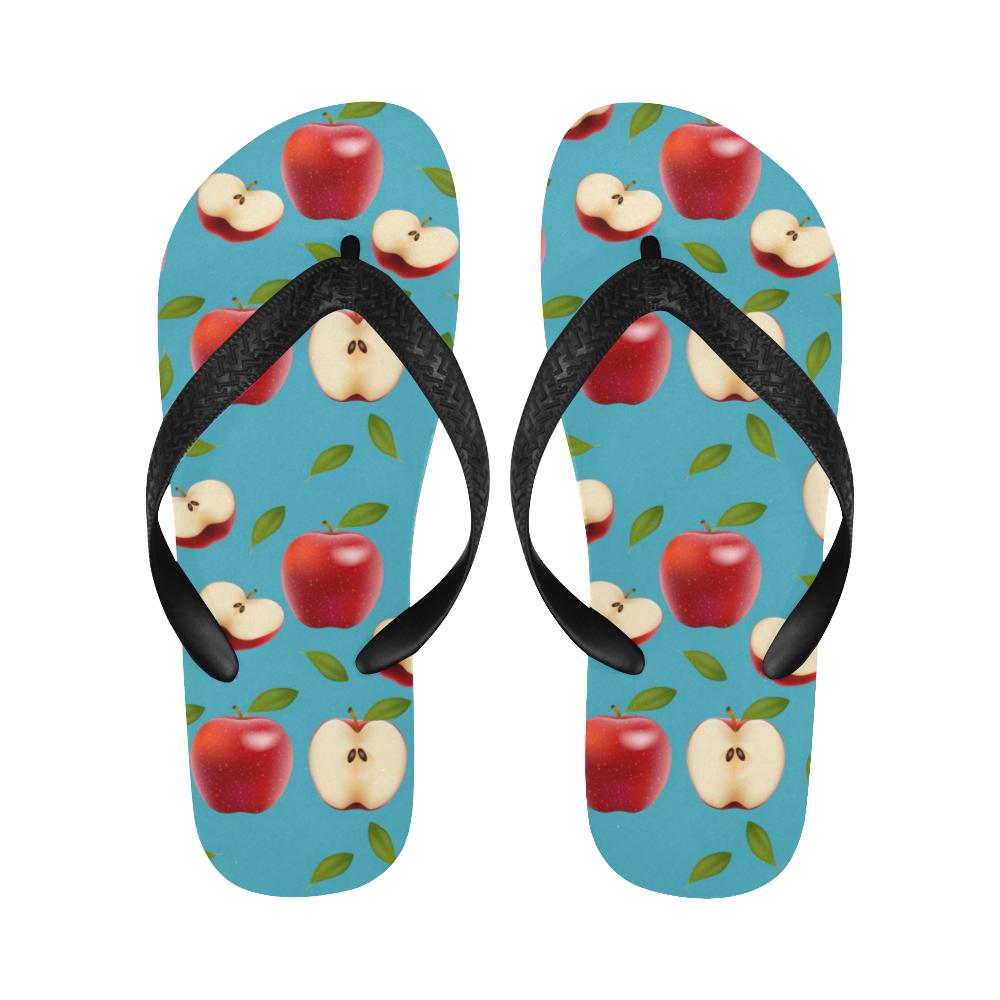 Apple Pattern Print Design AP012 Flip Flops-JorJune