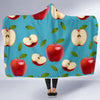 Apple Pattern Print Design AP012 Hooded Blanket-JORJUNE.COM