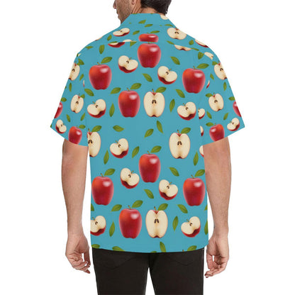 Apple Pattern Print Design AP012 Men Hawaiian Shirt-JorJune