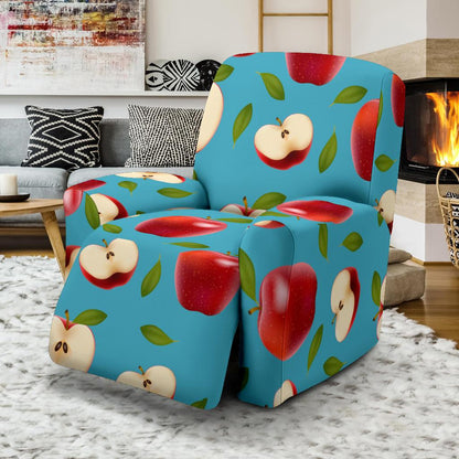 Apple Pattern Print Design AP012 Recliner Slipcover-JORJUNE.COM