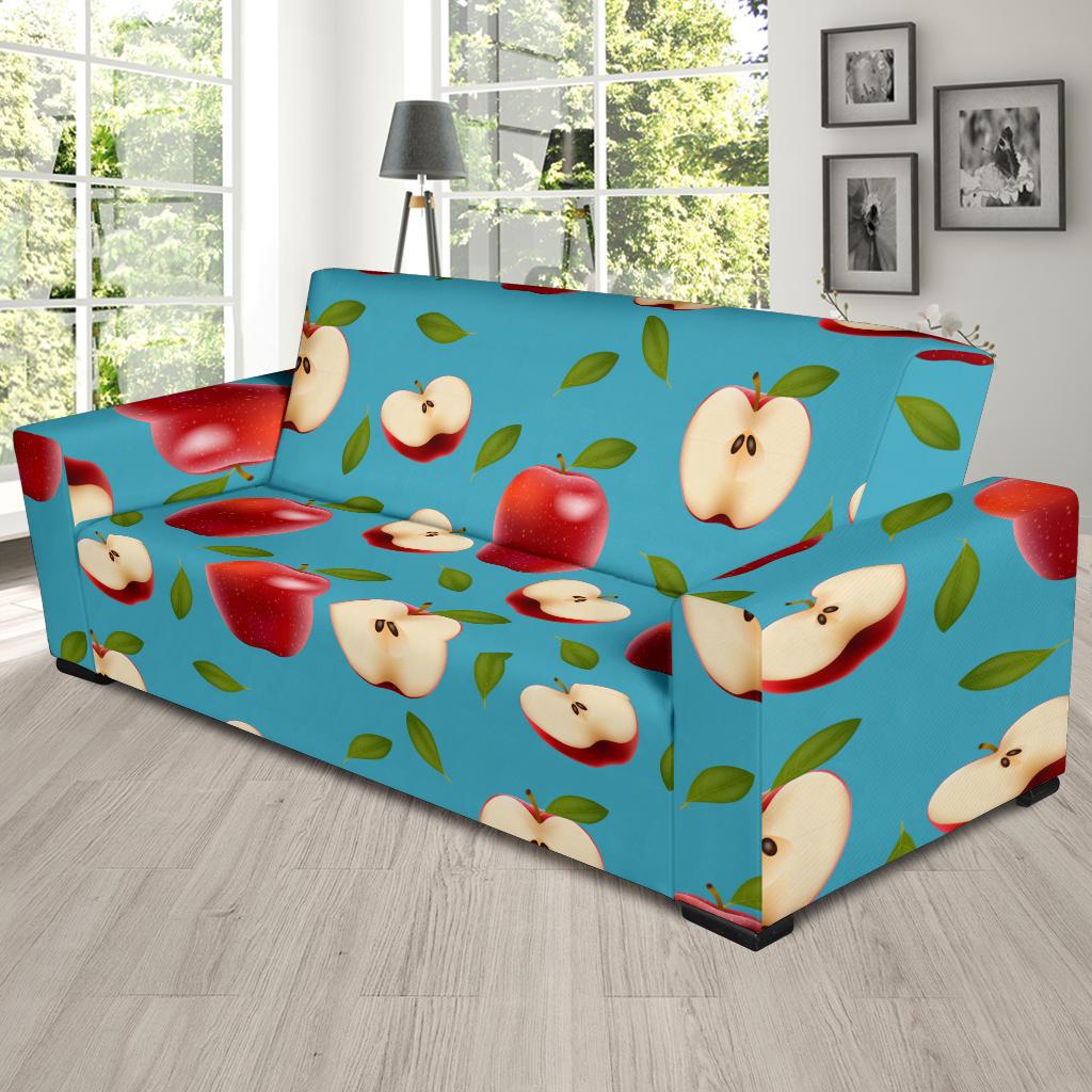 Apple Pattern Print Design AP012 Sofa Slipcover-JORJUNE.COM