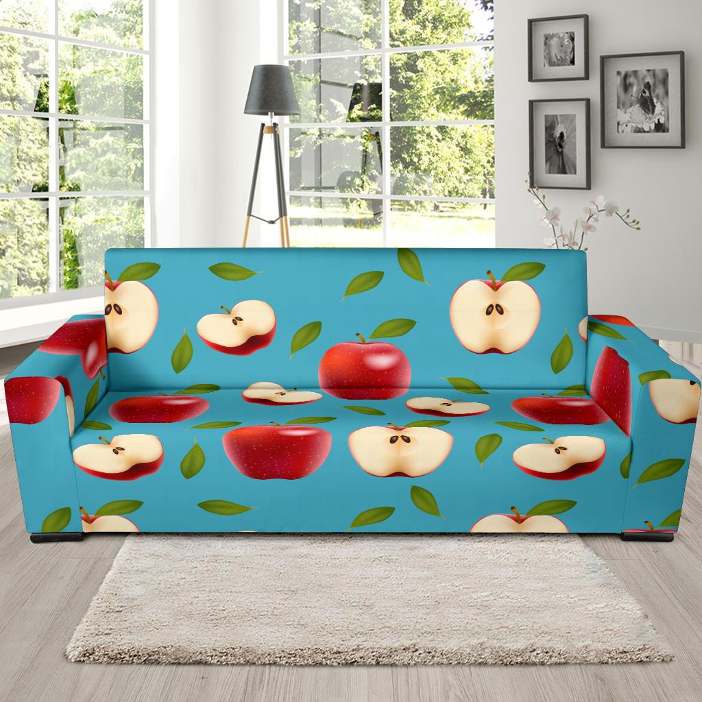 Apple Pattern Print Design AP012 Sofa Slipcover-JORJUNE.COM