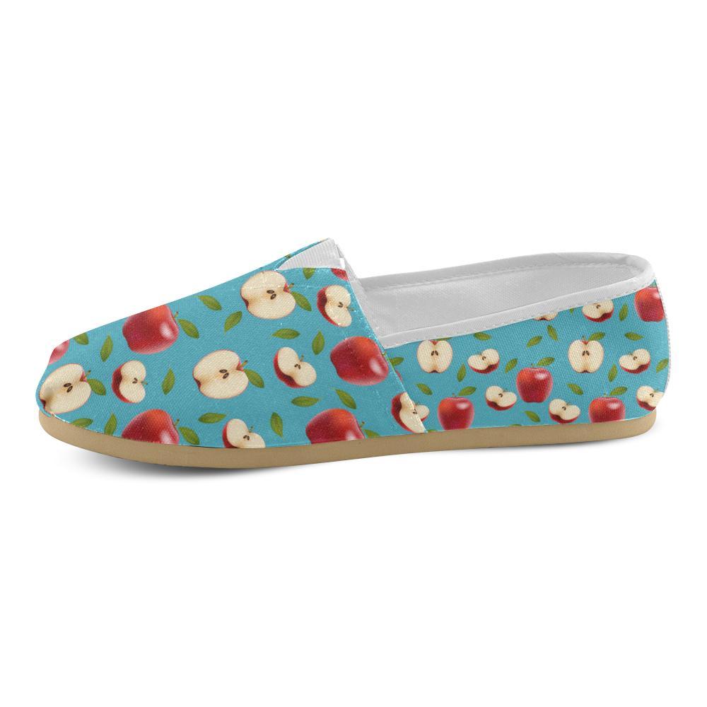 Apple Pattern Print Design AP012 Women Casual Shoes-JorJune.com