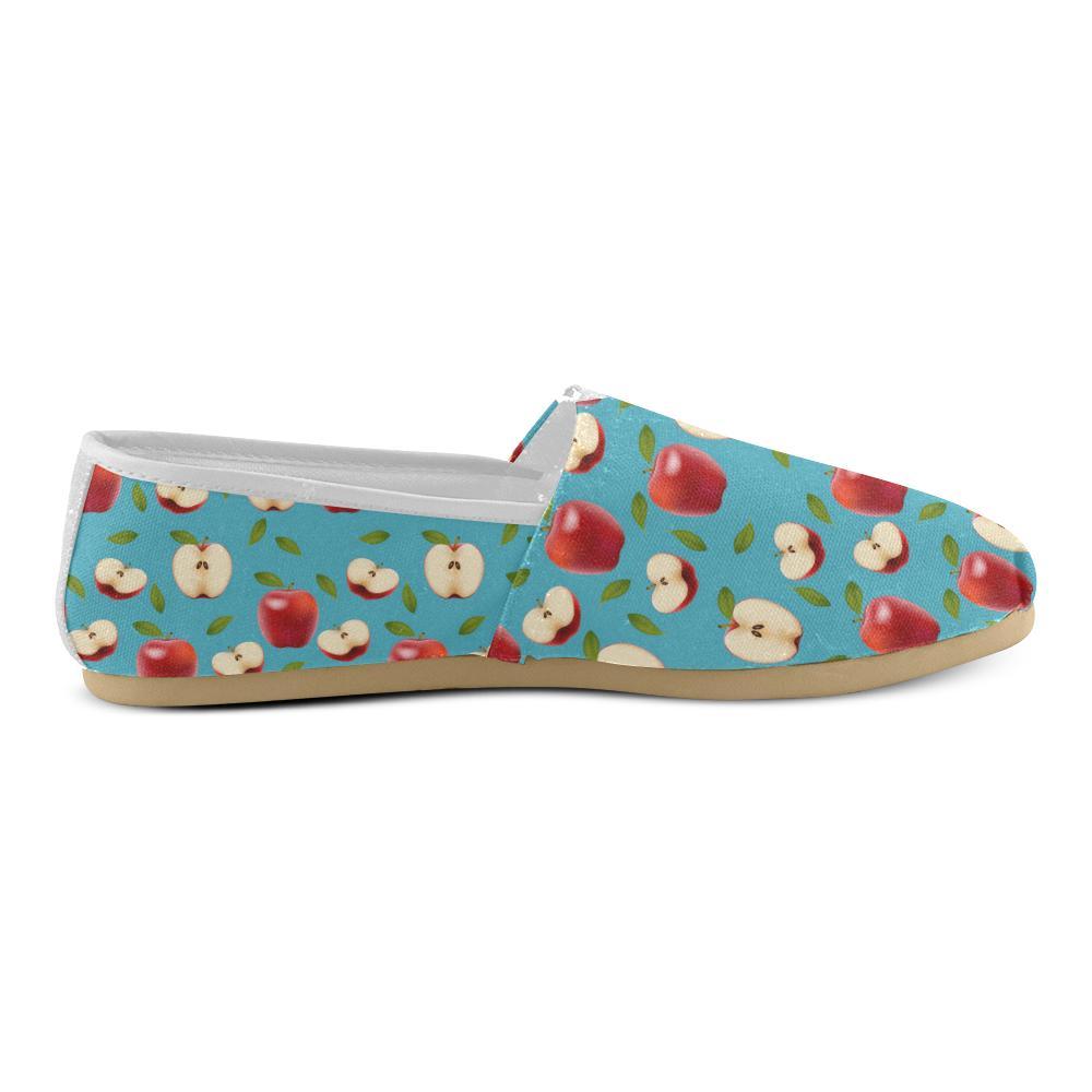 Apple Pattern Print Design AP012 Women Casual Shoes-JorJune.com