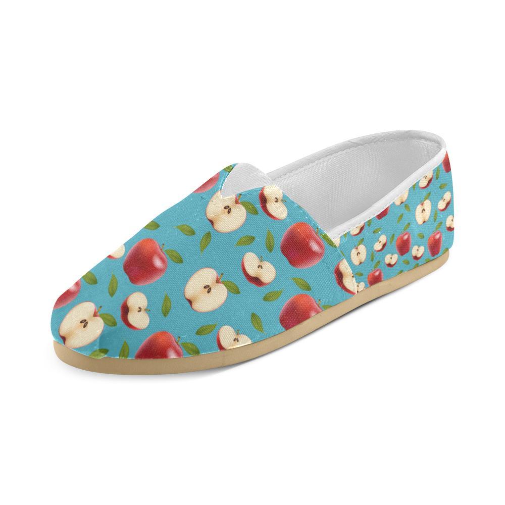 Apple Pattern Print Design AP012 Women Casual Shoes-JorJune.com