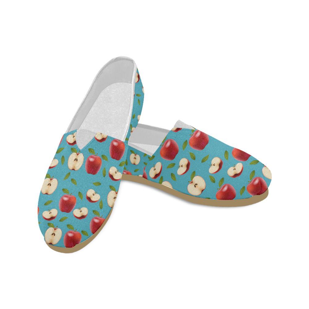 Apple Pattern Print Design AP012 Women Casual Shoes-JorJune.com