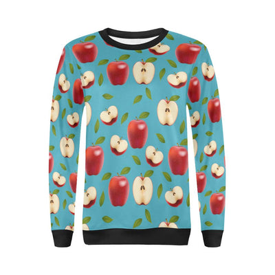 Apple Pattern Print Design AP012 Women Long Sleeve Sweatshirt-JorJune