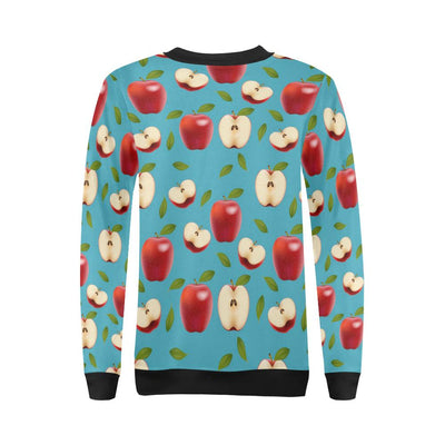 Apple Pattern Print Design AP012 Women Long Sleeve Sweatshirt-JorJune