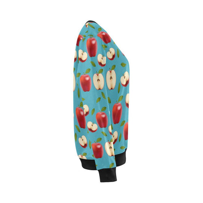 Apple Pattern Print Design AP012 Women Long Sleeve Sweatshirt-JorJune