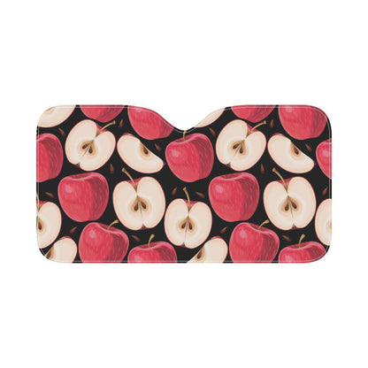 Apple Pattern Print Design AP02 Car Sun Shade-JorJune