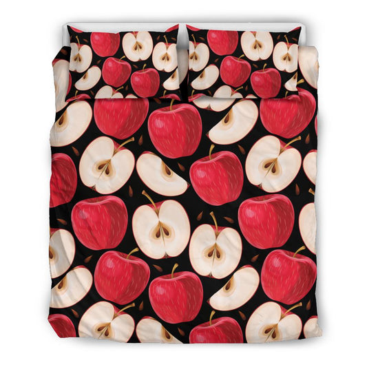 Apple Pattern Print Design AP02 Duvet Cover Bedding Set-JORJUNE.COM
