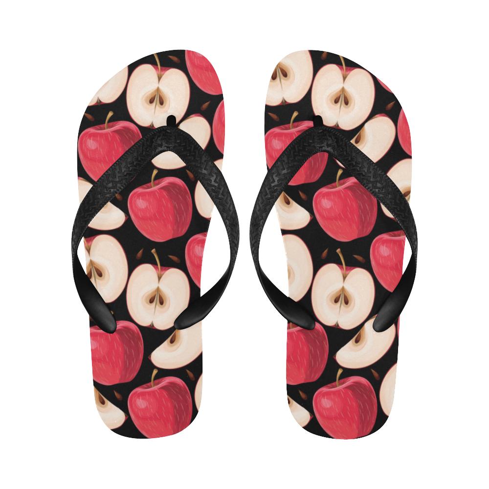Apple Pattern Print Design AP02 Flip Flops-JorJune