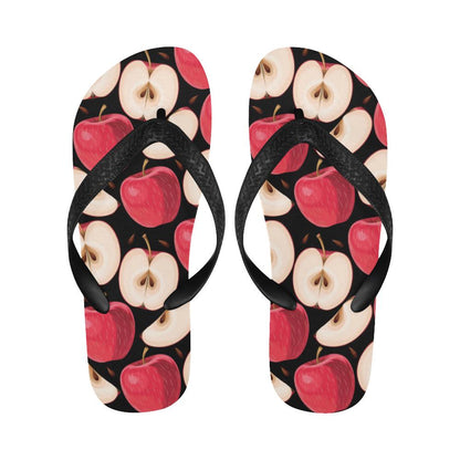 Apple Pattern Print Design AP02 Flip Flops-JorJune