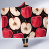 Apple Pattern Print Design AP02 Hooded Blanket-JORJUNE.COM