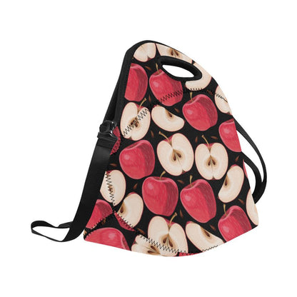 Apple Pattern Print Design AP02 Neoprene Lunch Bag-JorJune