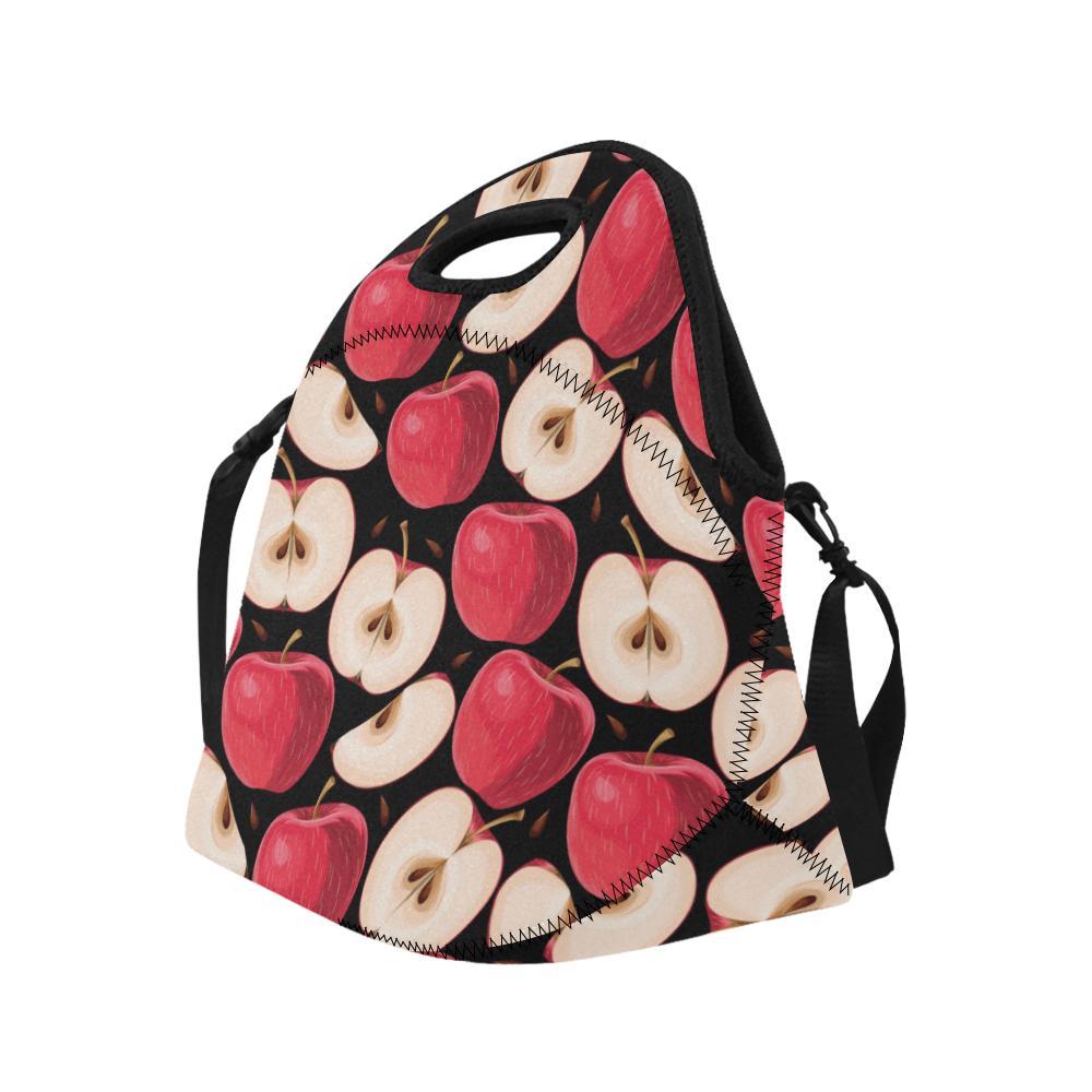 Apple Pattern Print Design AP02 Neoprene Lunch Bag-JorJune