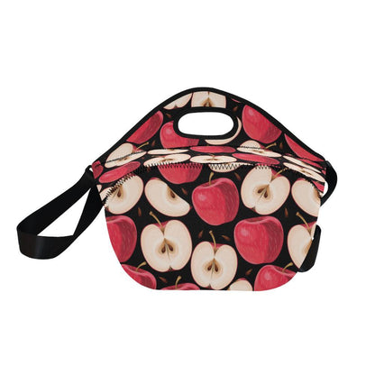 Apple Pattern Print Design AP02 Neoprene Lunch Bag-JorJune