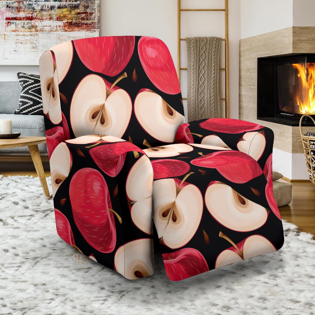 Apple Pattern Print Design AP02 Recliner Slipcover-JORJUNE.COM