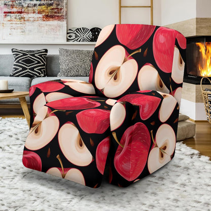 Apple Pattern Print Design AP02 Recliner Slipcover-JORJUNE.COM