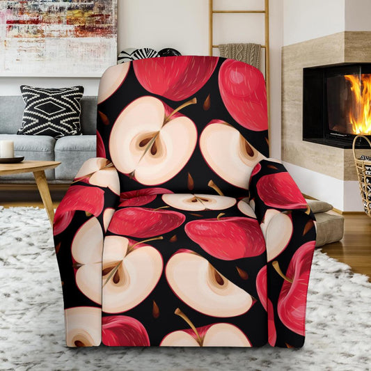 Apple Pattern Print Design AP02 Recliner Slipcover-JORJUNE.COM