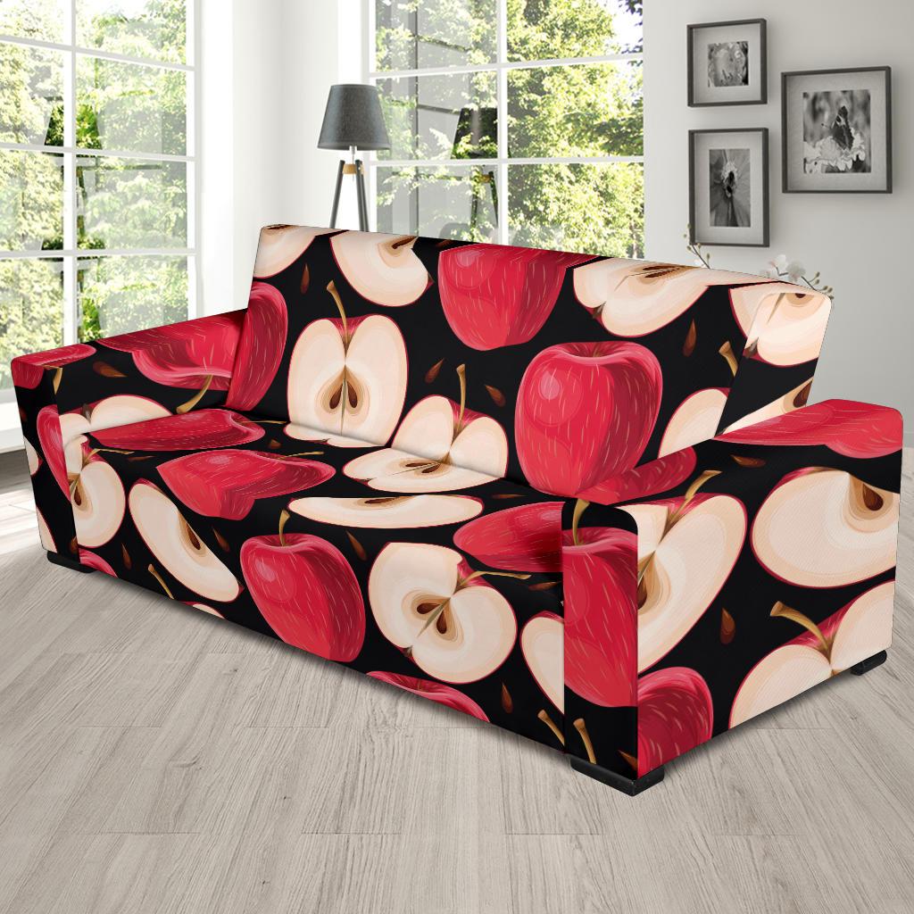 Apple Pattern Print Design AP02 Sofa Slipcover-JORJUNE.COM