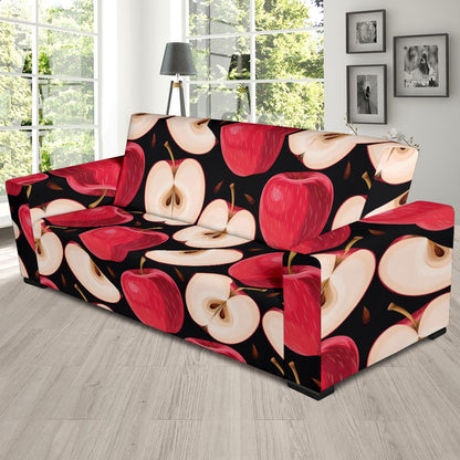 Apple Pattern Print Design AP02 Sofa Slipcover-JORJUNE.COM