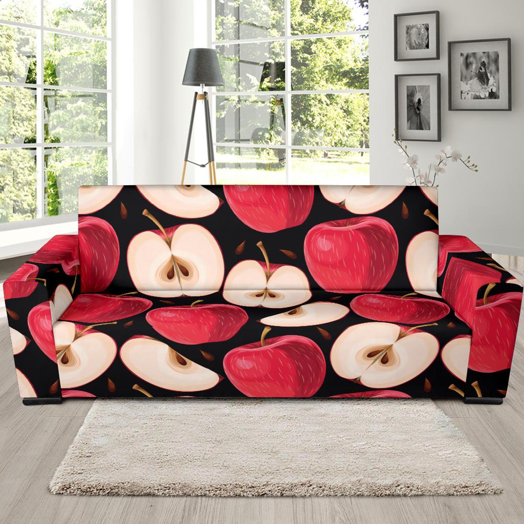 Apple Pattern Print Design AP02 Sofa Slipcover-JORJUNE.COM