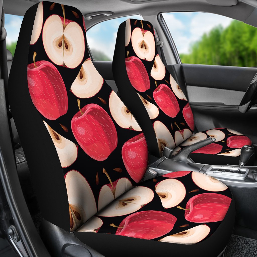 Apple Pattern Print Design AP02 Universal Fit Car Seat Covers