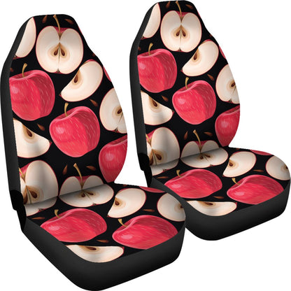 Apple Pattern Print Design AP02 Universal Fit Car Seat Covers