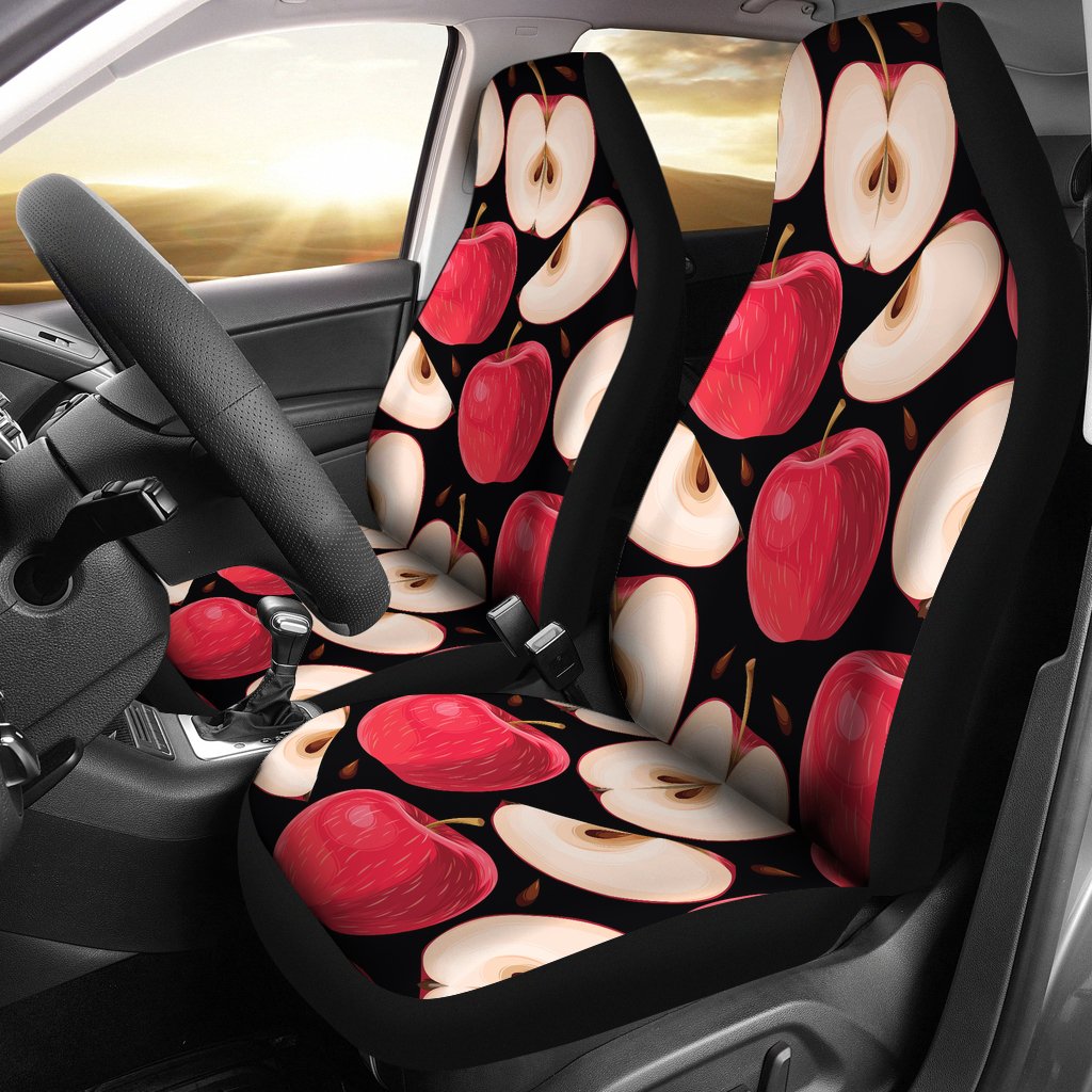 Apple Pattern Print Design AP02 Universal Fit Car Seat Covers