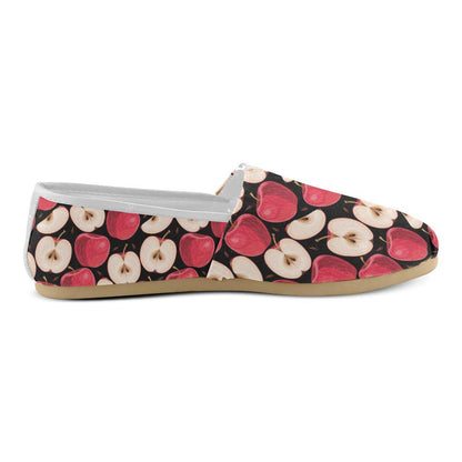 Apple Pattern Print Design AP02 Women Casual Shoes-JorJune.com