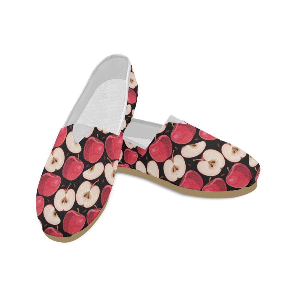 Apple Pattern Print Design AP02 Women Casual Shoes-JorJune.com
