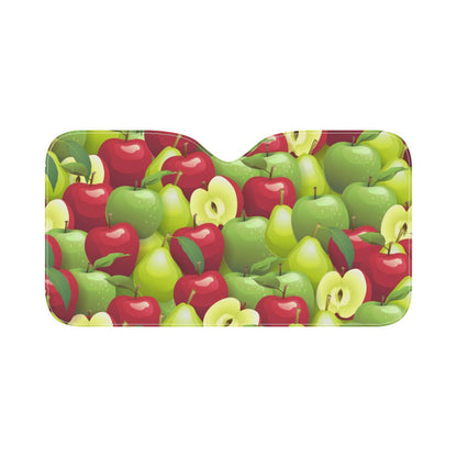 Apple Pattern Print Design AP03 Car Sun Shade-JorJune