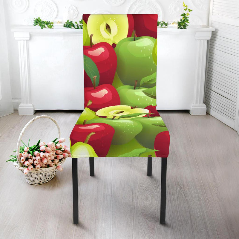 Apple Pattern Print Design AP03 Dining Chair Slipcover-JORJUNE.COM