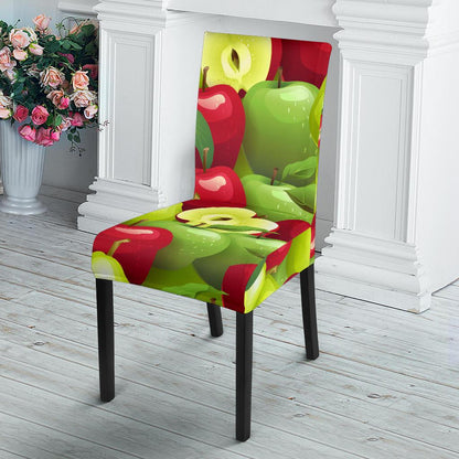 Apple Pattern Print Design AP03 Dining Chair Slipcover-JORJUNE.COM