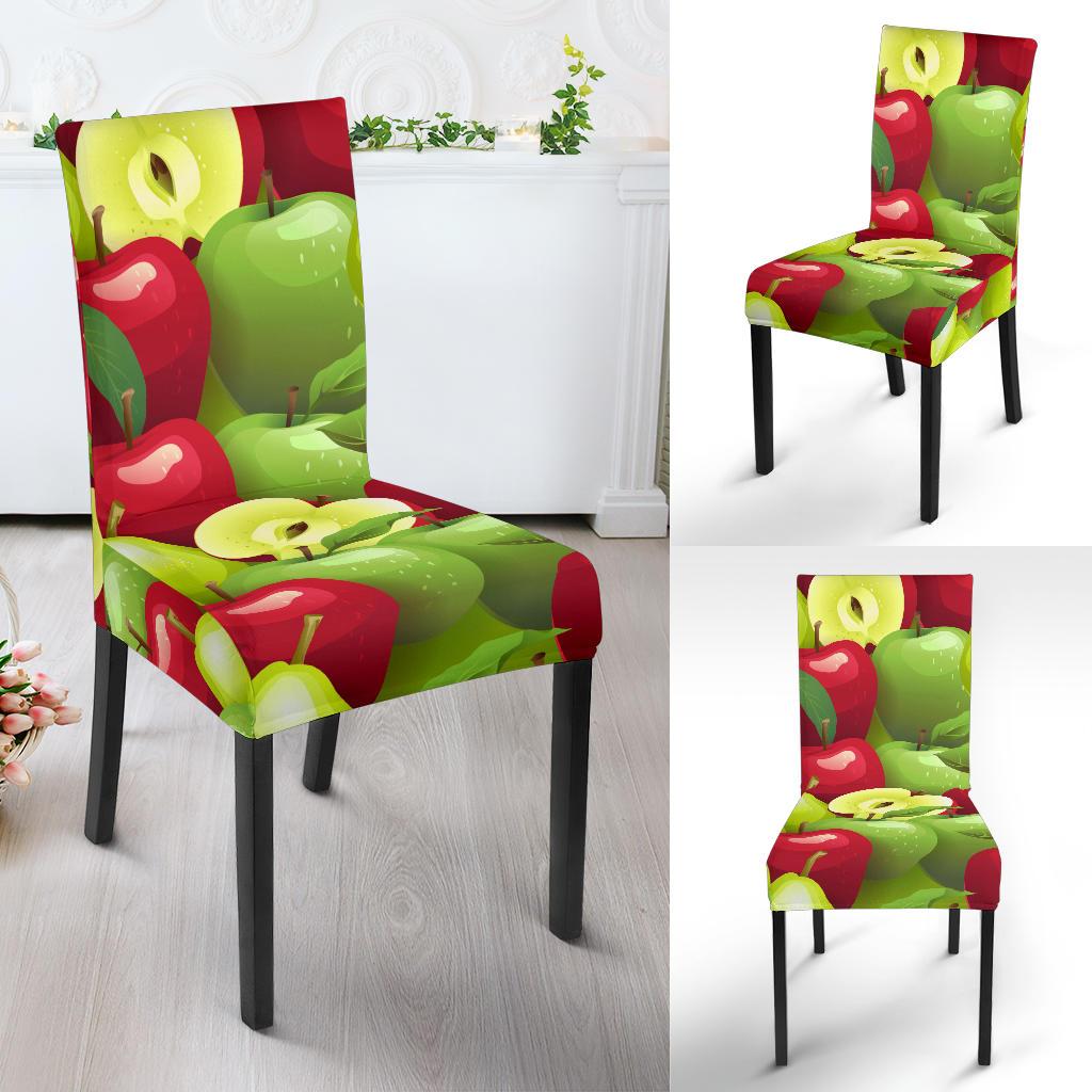 Apple Pattern Print Design AP03 Dining Chair Slipcover-JORJUNE.COM