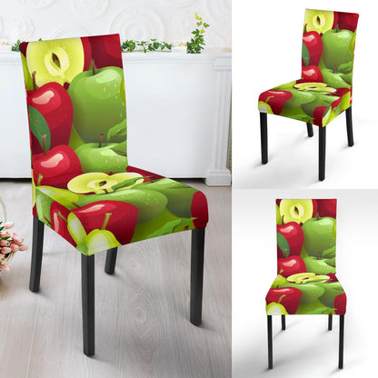 Apple Pattern Print Design AP03 Dining Chair Slipcover-JORJUNE.COM
