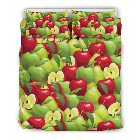 Apple Pattern Print Design AP03 Duvet Cover Bedding Set-JORJUNE.COM