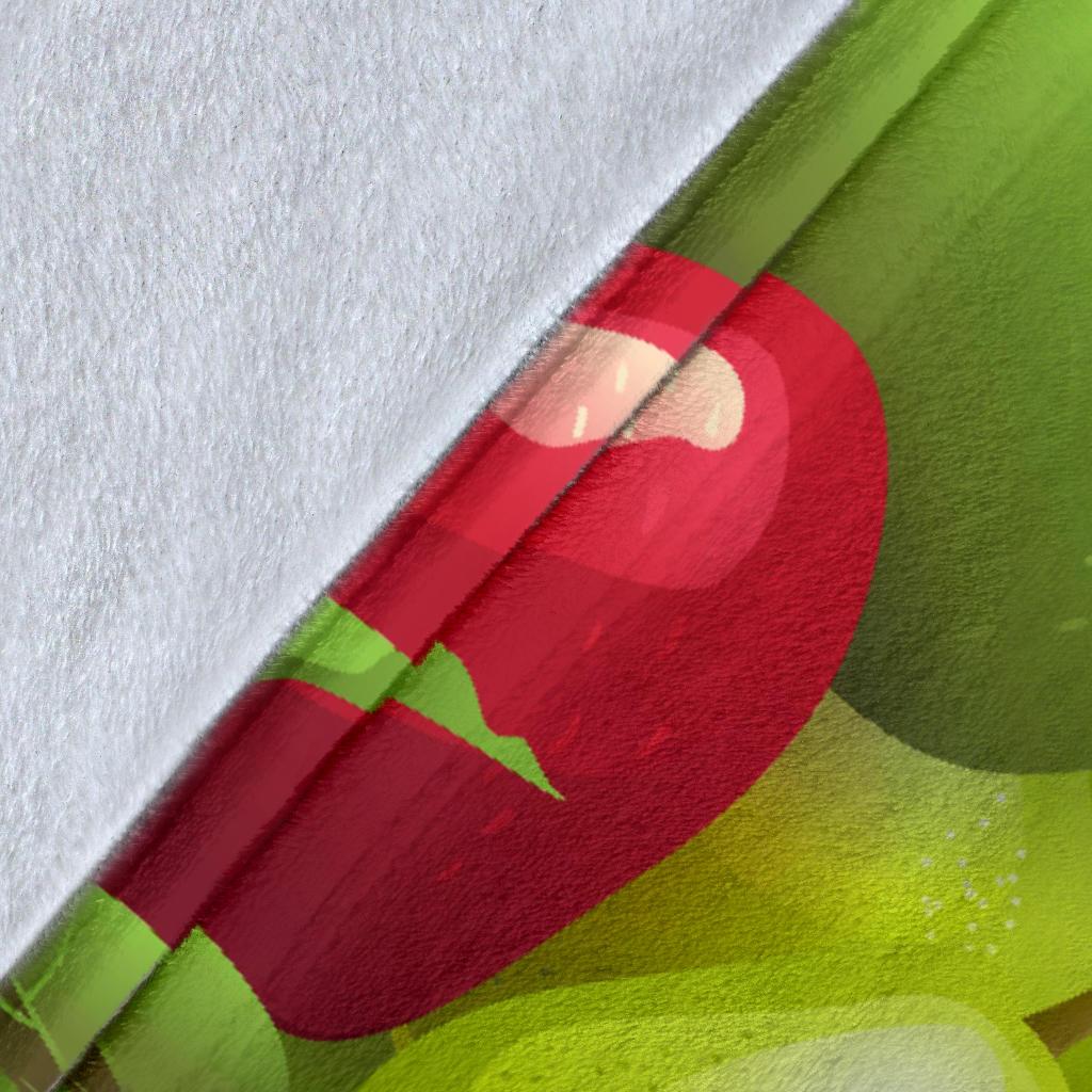 Apple Pattern Print Design AP03 Fleece Blankete