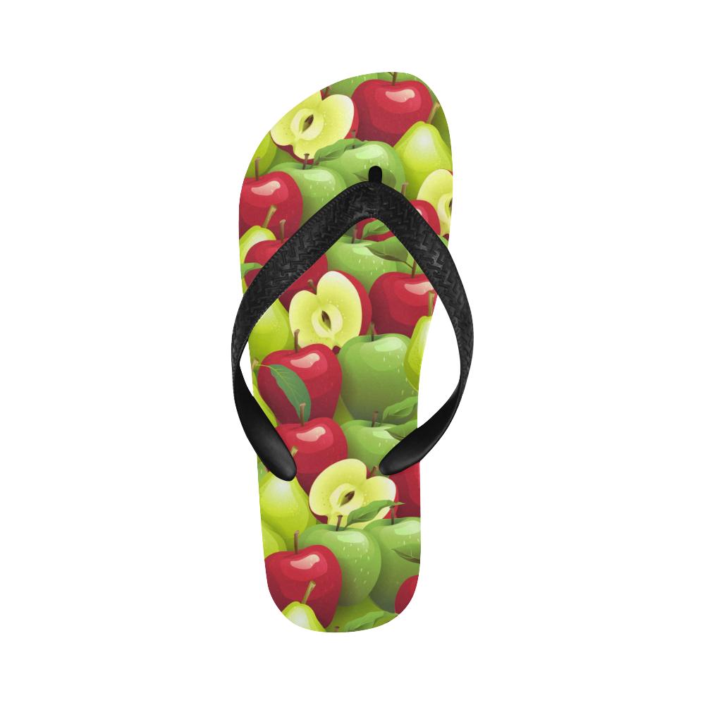 Apple Pattern Print Design AP03 Flip Flops-JorJune