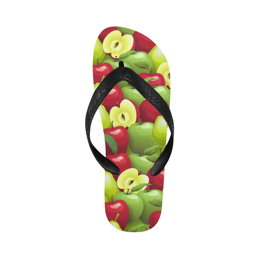 Apple Pattern Print Design AP03 Flip Flops-JorJune