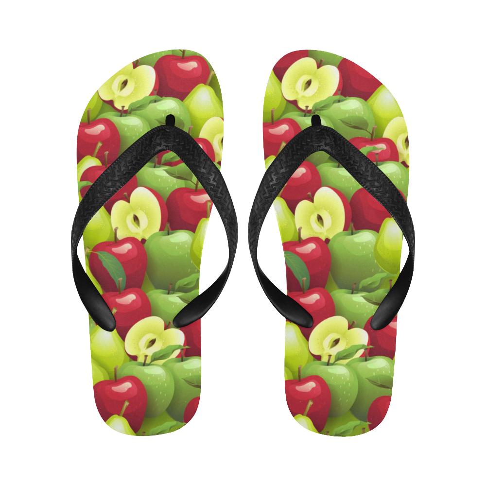 Apple Pattern Print Design AP03 Flip Flops-JorJune