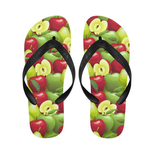 Apple Pattern Print Design AP03 Flip Flops-JorJune